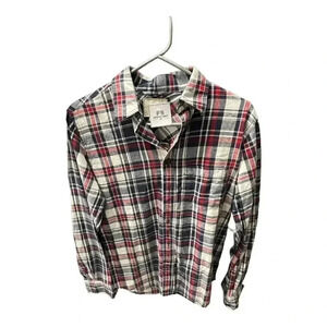 Roots Plaid Flannel Shirt  Size XS